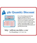 Agile Quantity Discount Indicator module 1.0 for PrestaShop 1.4x