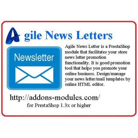 Agile News Letters-Modul für PrestaShop
