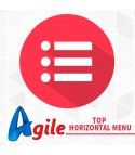 Agile Block Top Horizontal Menu module